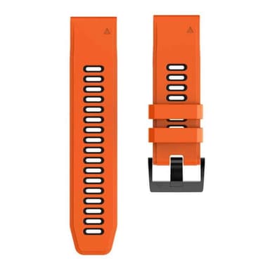 Twin kellon ranneke Garmin Fenix 8 (43mm) - Oranssi/musta