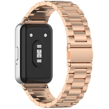 Ruostumattomasta teräksestä valmistettu ranneke Samsung Galaxy Fit 3:lle Ruusukulta