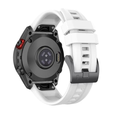 Silikoninen rannekello Garmin Fenix 7S 20mm Valkoinen