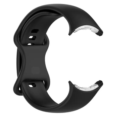 Silikonikellohihna Google Pixel Watch 3:lle Musta L
