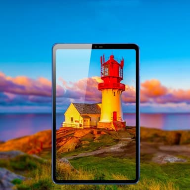 Karkaistu lasinen näytönsuoja Samsung Galaxy Tab A9 -sarjalle - 2.5D kaareva reuna Samsung Galaxy Tab A9 Plus