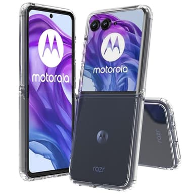Motorola Razr 50 Ultra 5G Kotelo TPU+Akrääli Läpinäkyvä Puhelimen Suojakuori, Integroitu Muotoilu