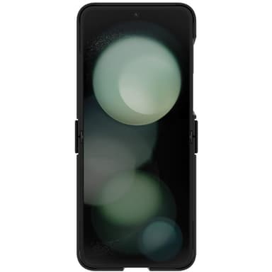 IMAK Ruiyi Series Samsung Galaxy Z Flip6 5G Kotelo Nahkaa + PC Carbon Fiber -tekstuurilla