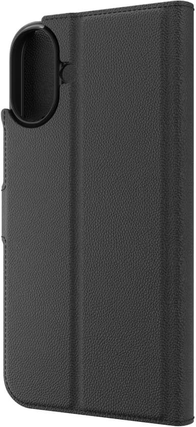 ZAGG iPhone 16 Plus Folio lompakkokotelo (musta)