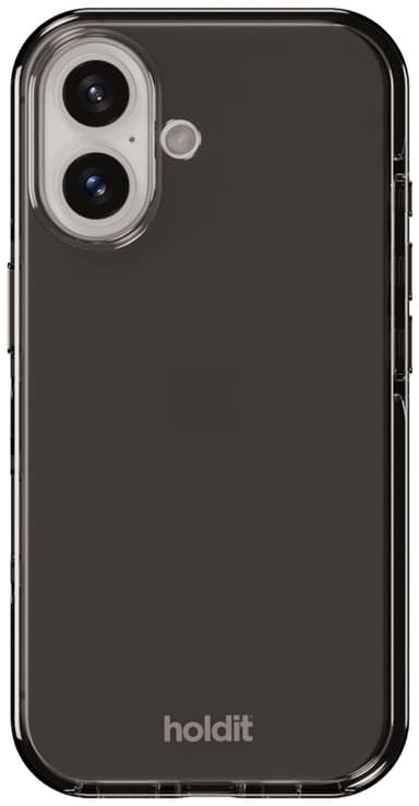 Holdit Seethru iPhone 16 suojakuori (musta)