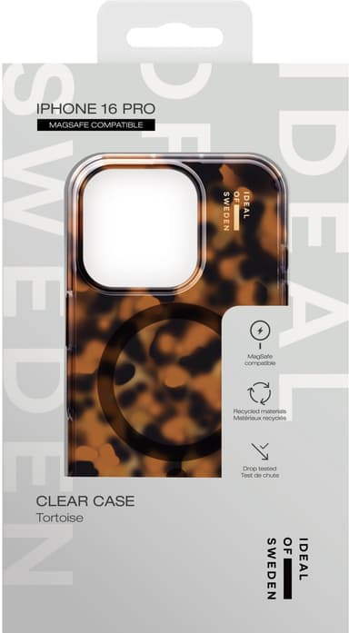 iDeal of Sweden MagSafe Clear iPhone 16 Pro suojakuori (Tortoise)