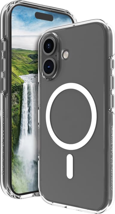 Dbramante1928 Iceland Ultra D3O MagSafe iPhone 16 suojakuori (kirkas)