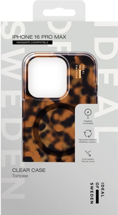 iDeal of Sweden MagSafe Clear iPhone 16 Pro Max suojakuori (Tortoise)