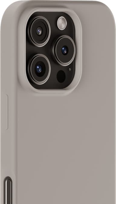 Holdit Silicone iPhone 16 Pro suojakuori (taupe)