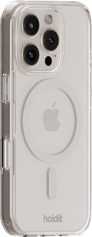 Holdit iPhone 16 Pro Max MagSafe suojakuori (valkoinen)