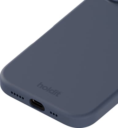 Holdit Silicone iPhone 16 suojakuori (tyynenmeren sininen)