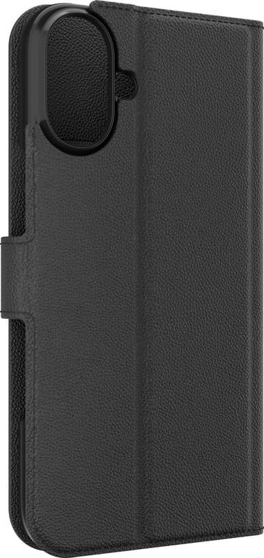 ZAGG iPhone 16 Plus Folio lompakkokotelo (musta)