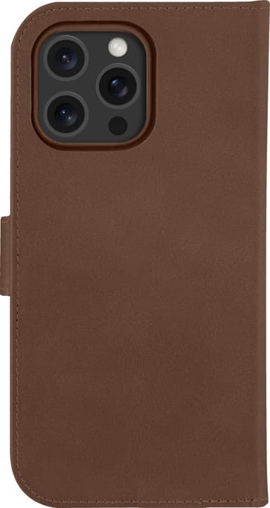 Dbramante1928 Lynge MagSafe iPhone 16 Pro Max lompakkokotelo (ruksea)