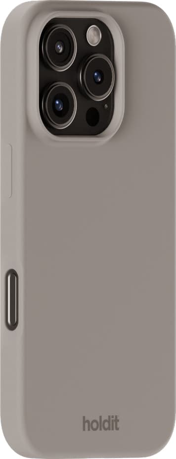 Holdit Silicone iPhone 16 Pro suojakuori (taupe)