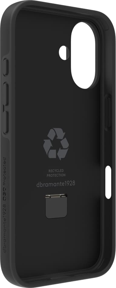 Dbramante1928 Iceland Ultra MS Kickstand iPhone 16 suojakuori (musta)