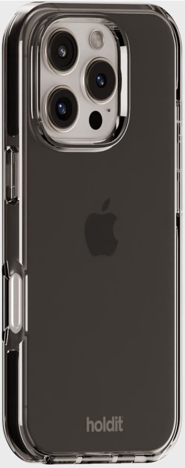Holdit Seethru iPhone 16 Pro Max suojakuori (musta)