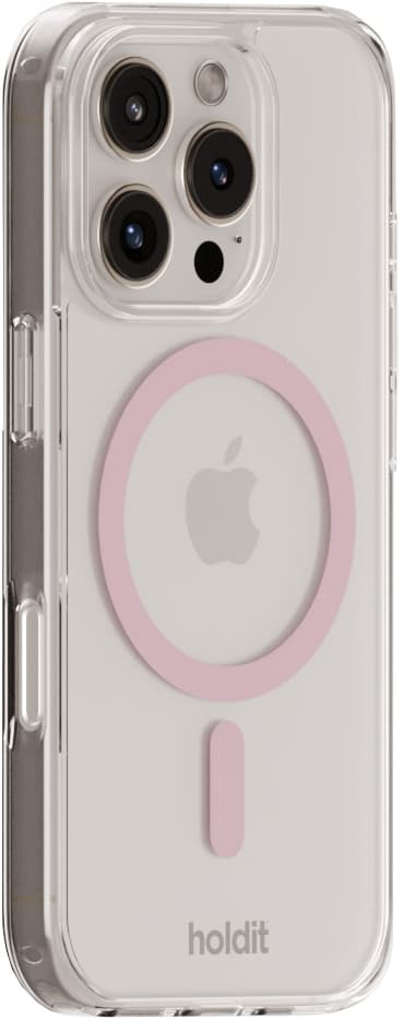 Holdit iPhone 16 Pro Max MagSafe suojakuori (vaaleanpunainen)