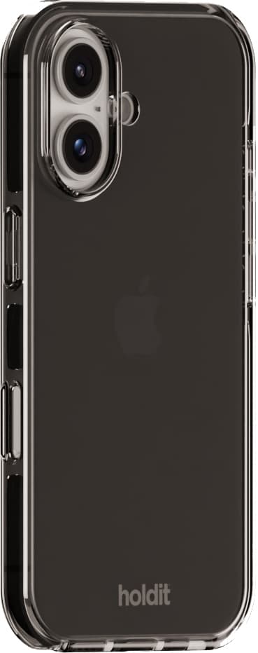 Holdit Seethru iPhone 16 suojakuori (musta)