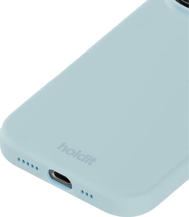 Holdit Silicone iPhone 16 Pro Max suojakuori (mineraalinsininen)