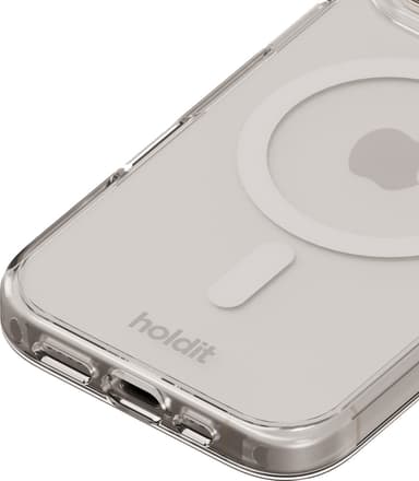 Holdit iPhone 16 Pro MagSafe suojakuori (valkoinen)