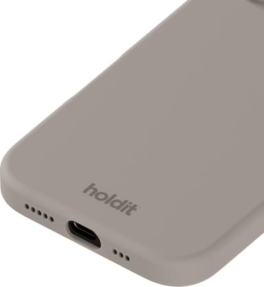 Holdit Silicone iPhone 16 suojakuori (taupe)