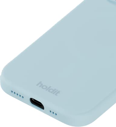 Holdit Silicone iPhone 16 suojakuori (mineraalinsininen)