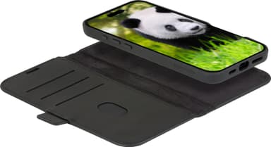 Dbramante1928 Lynge MagSafe iPhone 16 Pro Max lompakkokotelo (musta)