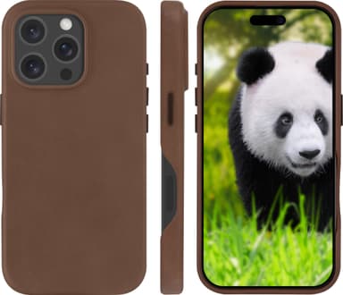 Dbramante1928 Lynge MagSafe iPhone 16 Pro lompakkokotelo (ruskea)
