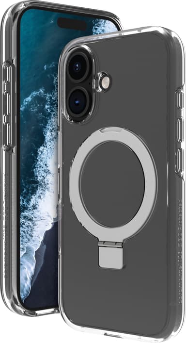 Dbramante1928 Iceland Ultra MS Kickstand iPhone 16 suojakuori (kirkas)