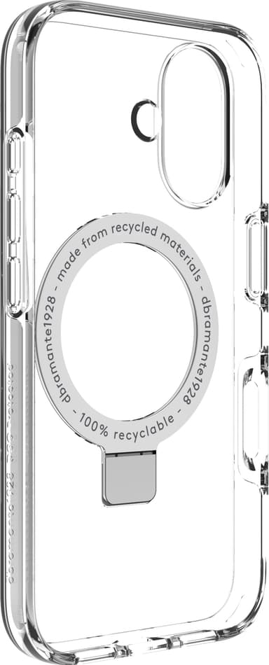 Dbramante1928 Iceland Ultra MS Kickstand iPhone 16 suojakuori (kirkas)