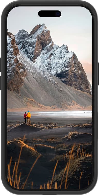 Dbramante1928 Iceland Ultra MS Kickstand iPhone 15 suojakuori (musta)