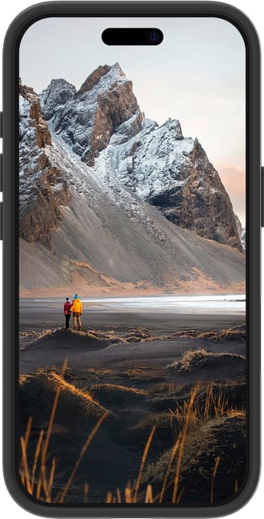 Dbramante1928 Iceland Ultra MS Kickstand iPhone 16 suojakuori (musta)