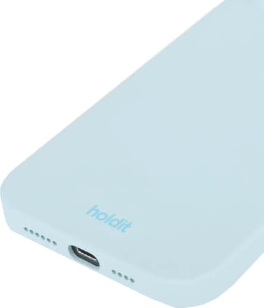 Holdit Silicone iPhone 15 Pro Max suojakuori (mineraalinsininen)