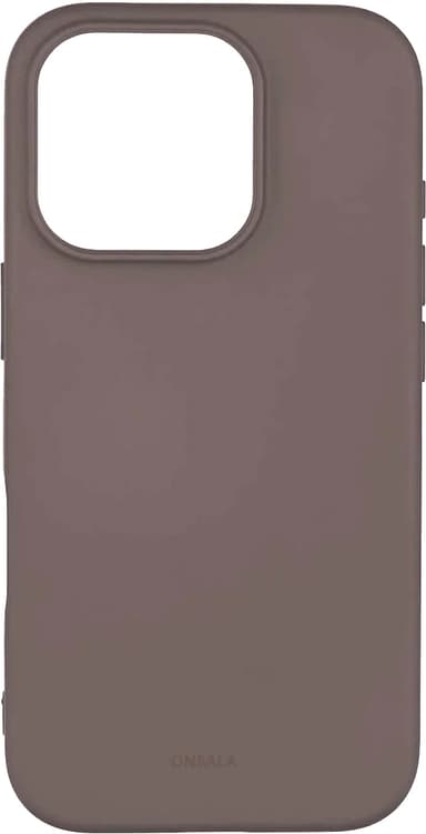 Onsala iPhone 13/14/15 silikonikuori (choco)