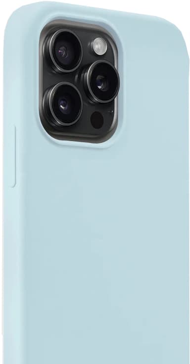 Holdit Silicone iPhone 15 Pro Max suojakuori (mineraalinsininen)