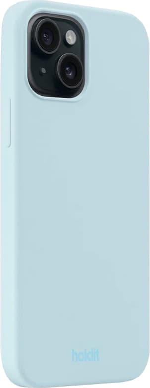 Holdit Silicone iPhone 14/13 suojakuori (mineraalinsininen)