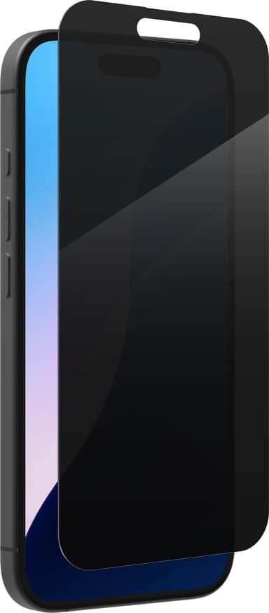 Zagg iPhone 16/15 Glass Elite Privacy näytönsuoja