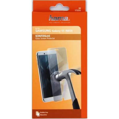 HAMA Näytönsuoja Samsung S5 Karkaistu lasi
