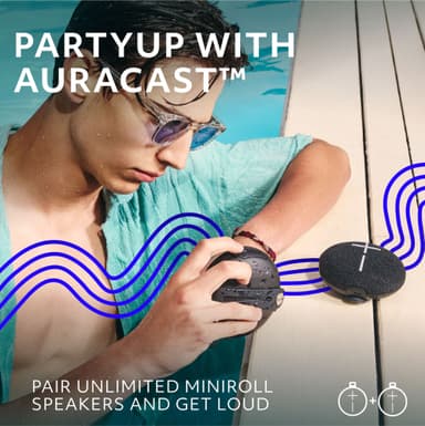 Ultimate Ears MINIROLL kannettava kaiutin (musta)