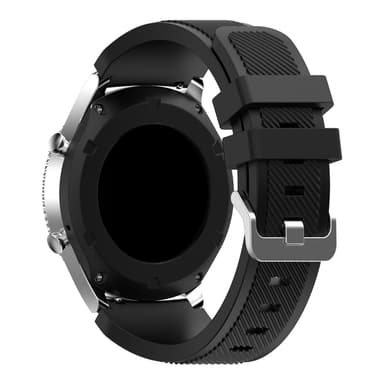 Samsung Gear S3 Frontier / Classic ranneke Musta