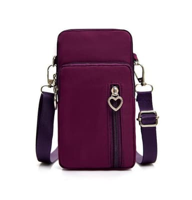 Olkalaukku kännykälle Violetti