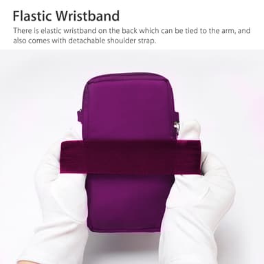 Olkalaukku kännykälle Violetti