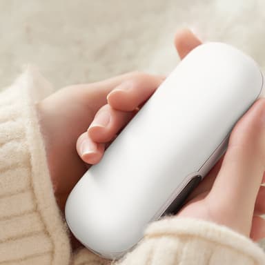Virtapankki ja käsilämmitin 4800 mAh Valkoinen