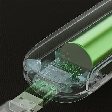 Virtapankki ja käsilämmitin 4800 mAh Valkoinen