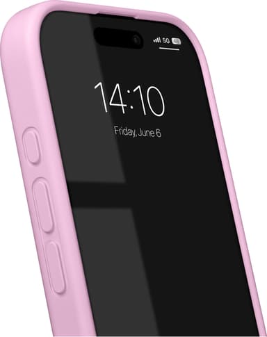 iDeal of Sweden Silicone iPhone 16 suojakuori (Bubblegum Pink)