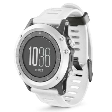 Ranneke Garmin Fenix 3 HR/6X GPS/5X Sapphire/Descent MK1:lle Valkoinen