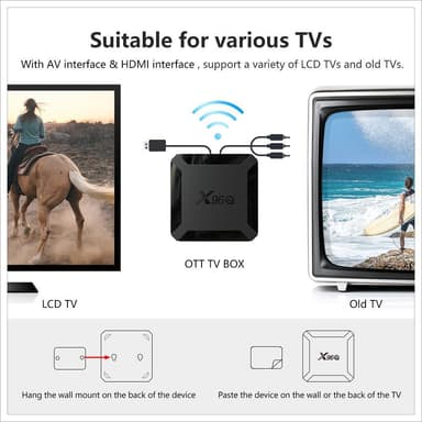 Smart TV -boksi Android 10.0 4K 2GB + 16GB