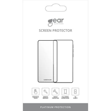 GEAR Glass Prot. Curved Black Frame 3D PLATINUM iPhone 13 Pro Max/14 Plus