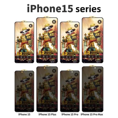 Puhelimen yksityisyyttä suojaava näytönsuoja, erittäin selkeä sormenjälkiä estävä 3-pakkaus iPhone 15 Plus