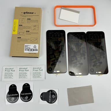 Puhelimen yksityisyyttä suojaava näytönsuoja, erittäin selkeä sormenjälkiä estävä 3-pakkaus iPhone 15 Plus
